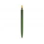 Ручка шариковая из переработанного алюминия Blossom, зеленая