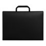 Папка-портфель А4, черный, вид сзади