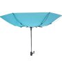 Автоматический противоштормовой зонт Vortex, голубой
