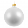 Елочный шар Gala Matt в коробке, 8,5 см, белый