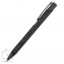 Ручка металлическая шариковая Crepa, черная, сбоку