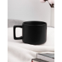 Чашка Jumbo в коробке матовая, черная