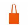 Сумка из плотного хлопка Carryme 220, оранжевая, вид спереди