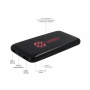 Внешний аккумулятор с подсветкой Bplanner Power 4 ST, 8000 mAh, красный