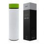 Термос с датчиком температуры Reactor duo white, белый с салатовым