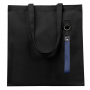 Сумка для покупок LUMISSA с ремувкой, чёрная с темно-синим