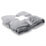Плед мягкий флисовый Super Soft Comfort Travel, серый