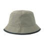 Панама двусторонняя BUCKET POCKET-S, темно-синяя с серым