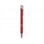 Ручка металлическая шариковая C1 soft-touch, красная