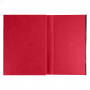 Ежедневник недатированный Alfa Bird Petrus A5, красный