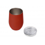 Термокружка Vacuum mug C1, soft touch, красная