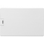 USB-флешка Card Metal в виде металлической карты, серебристая