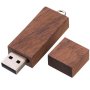 Флешка деревянная BRIKS WOOD 3.0, коричневая