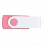 Флешка TWIST WHITE CLIP COLOR 3.0, розовая