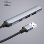 USB-хаб USB-A 3.0 + 2xUSB-A 2.0 + USB-C