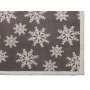 Плед Snowflake новогодний с капюшоном