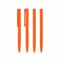 Ручка шариковая Sirius, soft touch, оранжевая