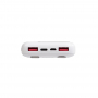 Зарядное устройство Connect 10000 mAh со встроенными Type-C/Lightning кабелями