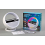 Bluetooth колонка Smart Orb 5Вт с беспроводным (15W) ЗУ, лампой, часами, FM радио