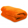Плед мягкий флисовый Super Soft Comfort Travel, оранжевый
