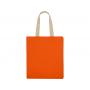 Сумка для шопинга Steady хлопковая с парусиновыми ручками, 260 г/м2, оранжевая