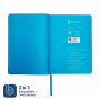 Ежедневник Bplanner 01, экокожа, голубой