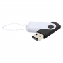 Флешка Designer To Go 2.0 USB, 16Gb, черная с белым