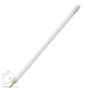 Карандаш простой заточенный, с ластиком, белый