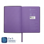 Ежедневник Bplanner 01, экокожа, фиолетовый