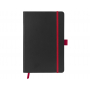 Блокнот A5 ColorNote Black, красный
