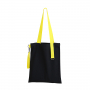 Шоппер Superbag black с ремувкой 4sb, черный с желтым