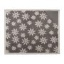 Плед Snowflake новогодний с капюшоном