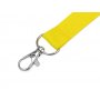 Ланъярд с карабином, желтый