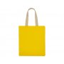 Сумка для шопинга Steady хлопковая с парусиновыми ручками, 260 г/м2, желтая
