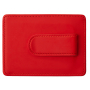 Картхолдер для двух карт и наличных денег с зажимом Crave, красный