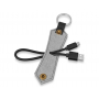 Кабель-брелок USB-MicroUSB Pelle, в открытом виде