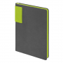 Ежедневник Flexy Star Sivilia Grey Edition Color А5, недатированный, серый с салатовым