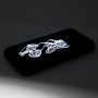 Внешний аккумулятор Kugo 10000 mAh с подсветкой гравировки, черный