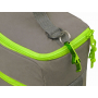 Изотермическая сумка-холодильник Neo Classic c контрастной молнией, зеленое яблоко