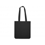 Сумка из плотного хлопка Carryme 220, черная, вид спереди