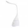 Настольная лампа с колонкой Swanny, белая