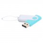Флешка Designer To Go 2.0 USB, 16Gb, бирюзовая с белым