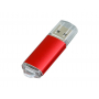 USB-флешка с прозрачным колпачком, красная