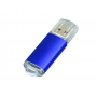 USB-флешка с прозрачным колпачком, синяя