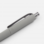 Ручка шариковая DS8 PRR-Т Soft Touch, серая