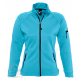 Куртка флисовая New Look Women 250, женская, Sol's, Франция, бирюзовая
