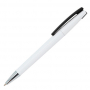 Ручка шариковая Zorro, пластиковая, белая с черным