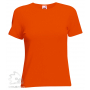 Футболка Lady-Fit Crew Neck T, женская, оранжевая