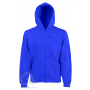 Толстовка Zip Through Hooded Sweat, мужская, Fruit of the Loom, США, светло-синяя