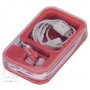 Наушники с набором переходников Марсель, красные